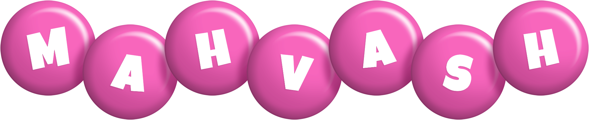 Mahvash candy-pink logo