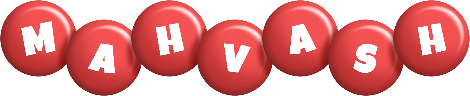 Mahvash candy-red logo