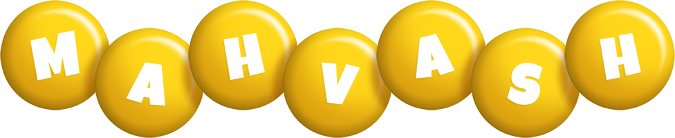 Mahvash candy-yellow logo