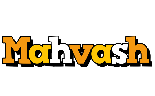 Mahvash cartoon logo