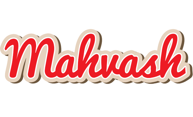 Mahvash chocolate logo