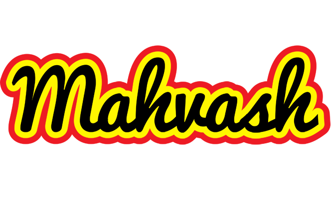 Mahvash flaming logo