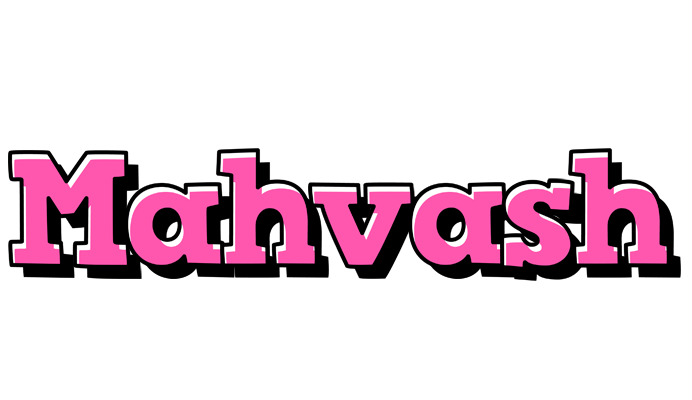 Mahvash girlish logo