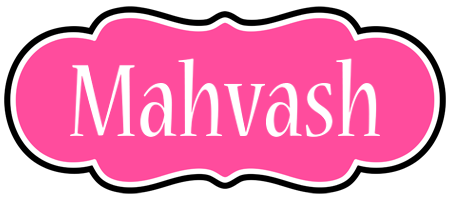 Mahvash invitation logo