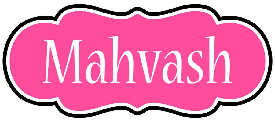 Mahvash invitation logo