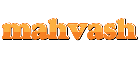 Mahvash orange logo