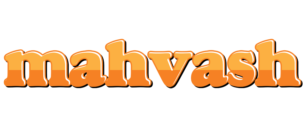 Mahvash orange logo