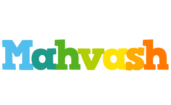 Mahvash rainbows logo