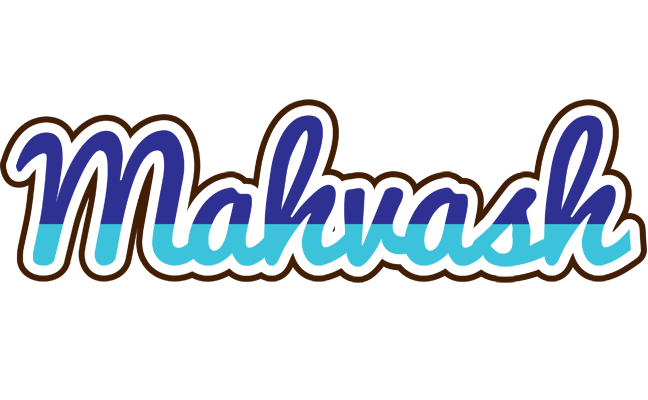 Mahvash raining logo
