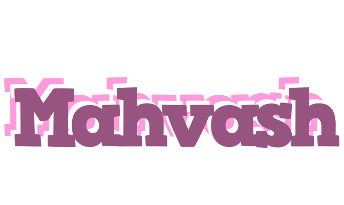 Mahvash relaxing logo