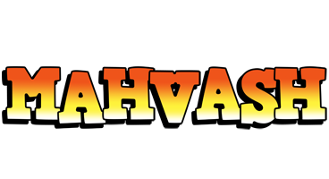 Mahvash sunset logo