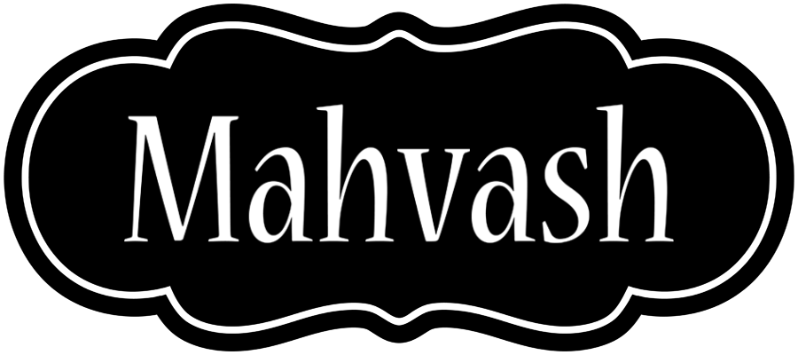 Mahvash welcome logo