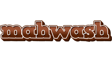 Mahwash brownie logo