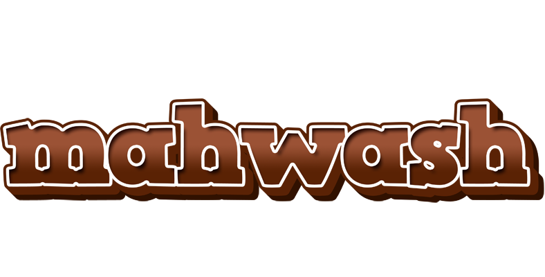 Mahwash brownie logo
