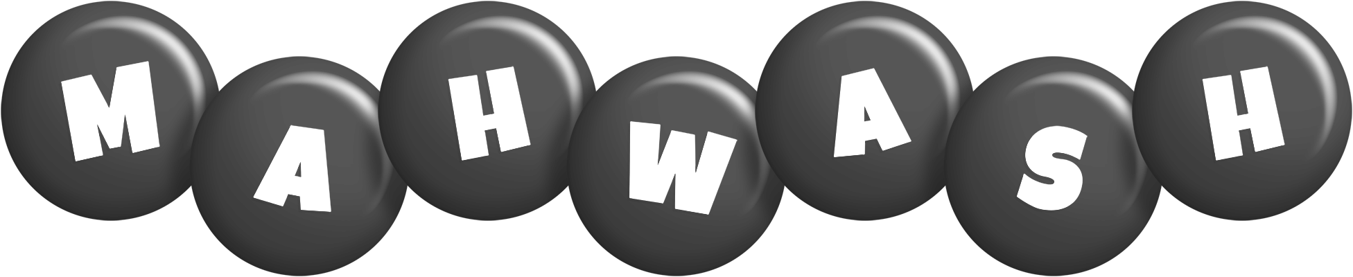 Mahwash candy-black logo