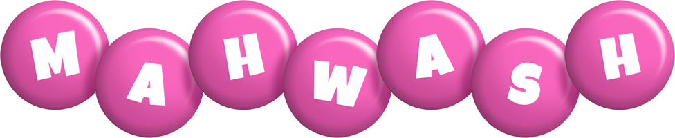 Mahwash candy-pink logo