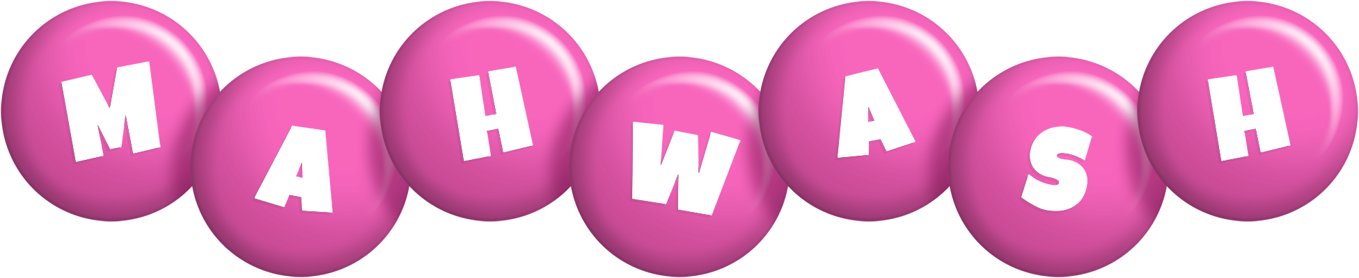 Mahwash candy-pink logo