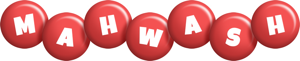 Mahwash candy-red logo