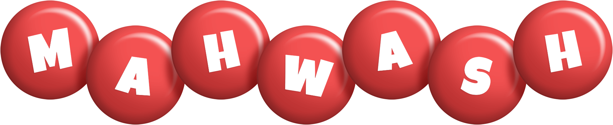 Mahwash candy-red logo