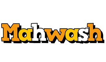 Mahwash cartoon logo