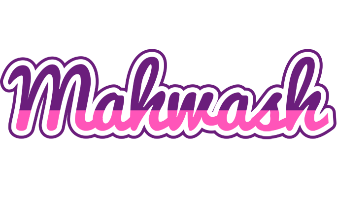 Mahwash cheerful logo