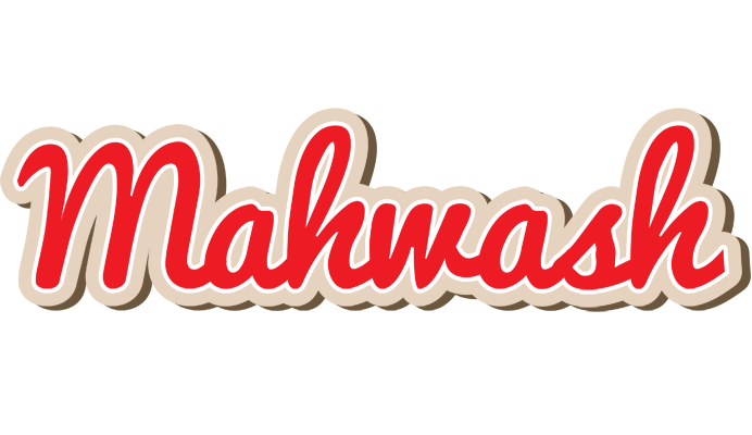 Mahwash chocolate logo