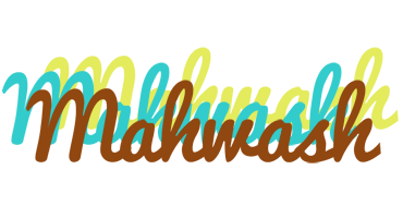 Mahwash cupcake logo