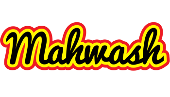 Mahwash flaming logo