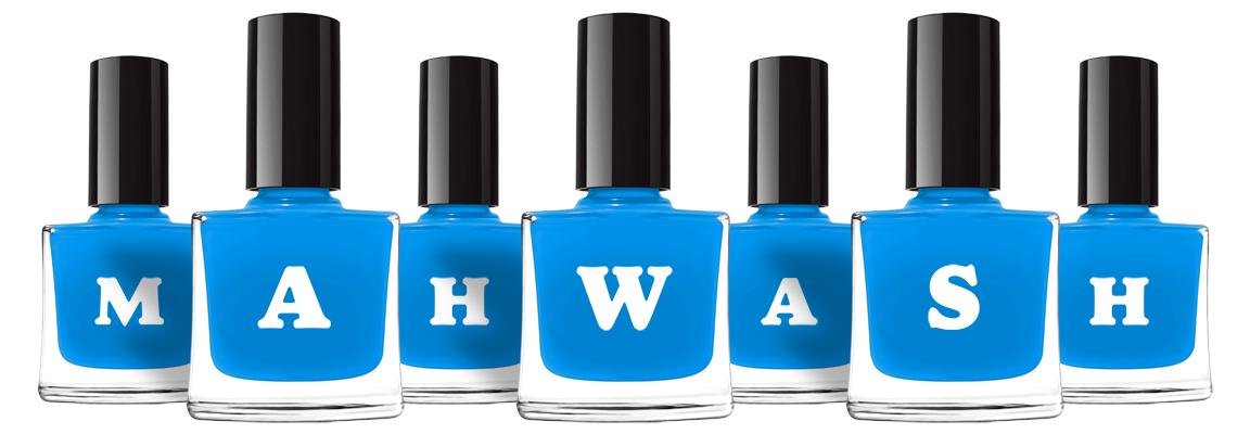 Mahwash glossy logo