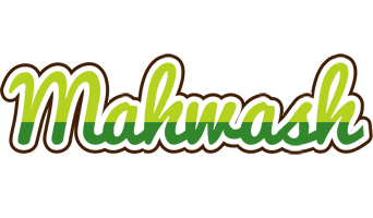 Mahwash golfing logo