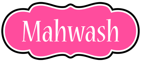 Mahwash invitation logo