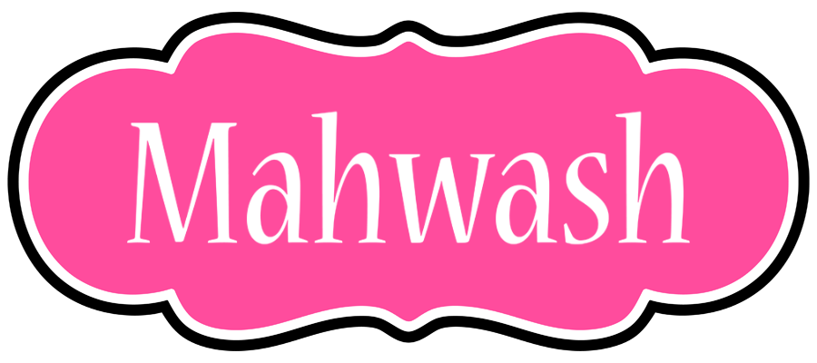 Mahwash invitation logo