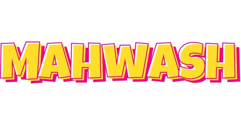 Mahwash kaboom logo
