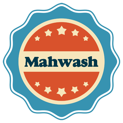 Mahwash labels logo