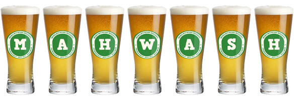 Mahwash lager logo