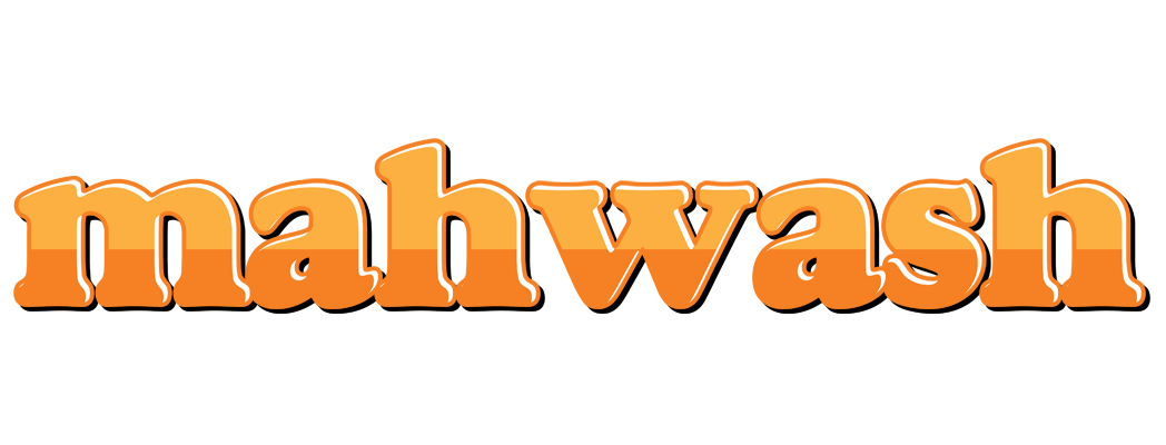 Mahwash orange logo