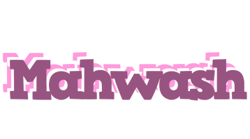 Mahwash relaxing logo