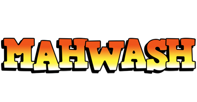 Mahwash sunset logo