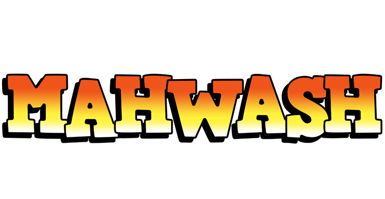 Mahwash sunset logo