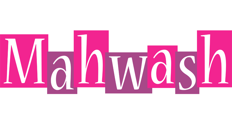 Mahwash whine logo
