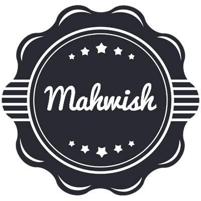 Mahwish badge logo