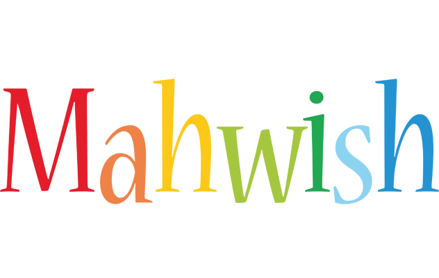 Mahwish birthday logo