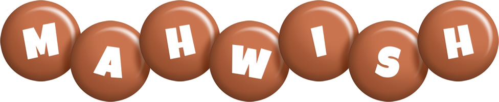 Mahwish candy-brown logo