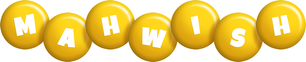 Mahwish candy-yellow logo