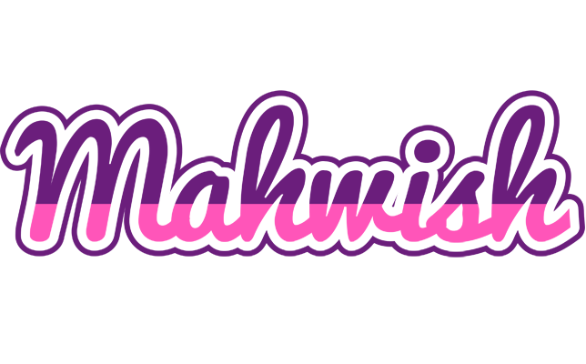 Mahwish cheerful logo