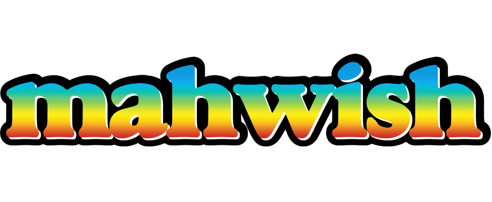 Mahwish color logo