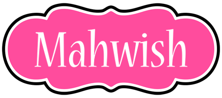 Mahwish invitation logo