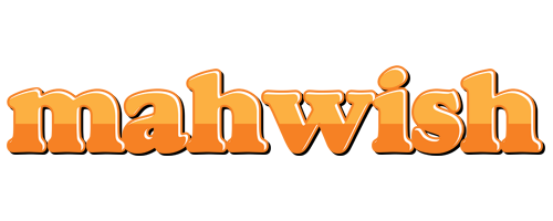 Mahwish orange logo