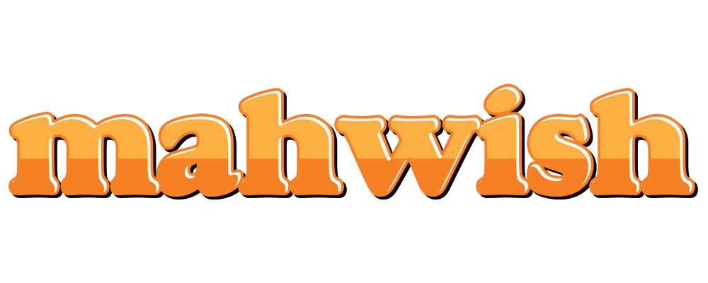 Mahwish orange logo