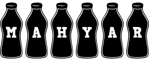 Mahyar bottle logo